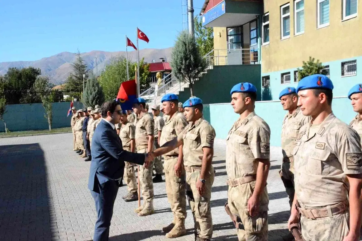 Son dakika haber! Kaymakam Başar, jandarma ile bir araya geldi