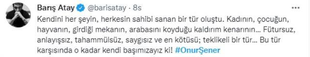 Ünlü isimler, müzisyen Onur Şener'in öldürülmesine sessiz kalmadı: Yazıklar olsun