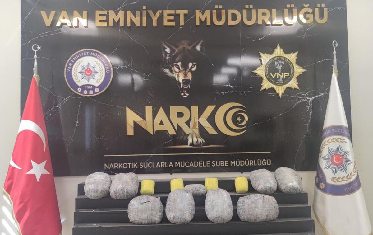 Van\'da geçen hafta 30 kilo 395 gram uyuşturucu ele geçirildi