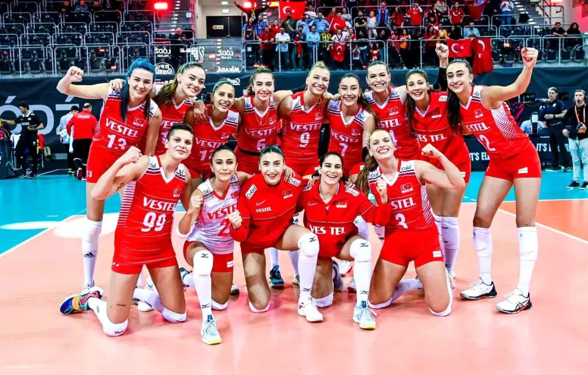 A Milli Kadın Voleybol Takımı, Almanya\'yı 3-0 mağlup etti