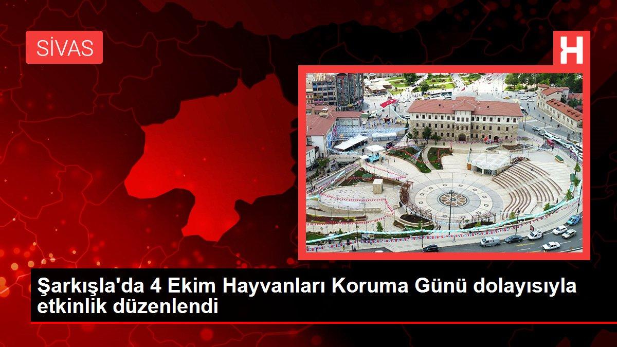 Şarkışla'da 4 Ekim Hayvanları Koruma Günü dolayısıyla etkinlik düzenlendi