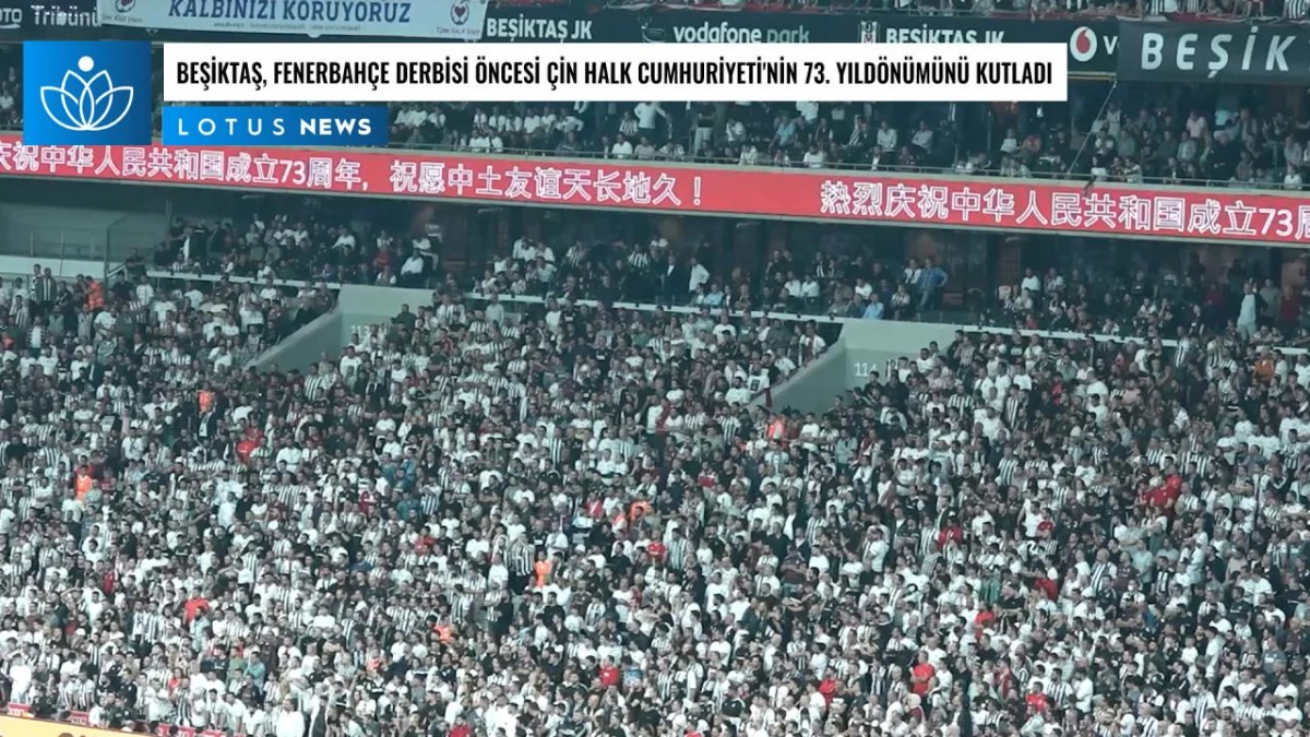 Video: Beşiktaş, Fenerbahçe Derbisi Öncesi Çin Halk Cumhuriyeti\'nin Kuruluşunun 73. Yıldönümünü Kutladı