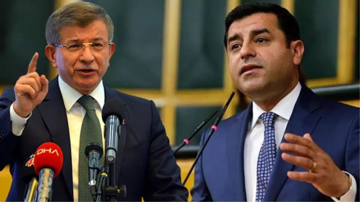 Gelecek Partisi lideri Ahmet Davutoğlu, Selahattin Demirtaş hakkındaki şikayetini geri çekti