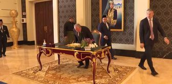 TBMM Başkanı Şentop, Malezya Kralı Sultan Abdullah ile görüştü