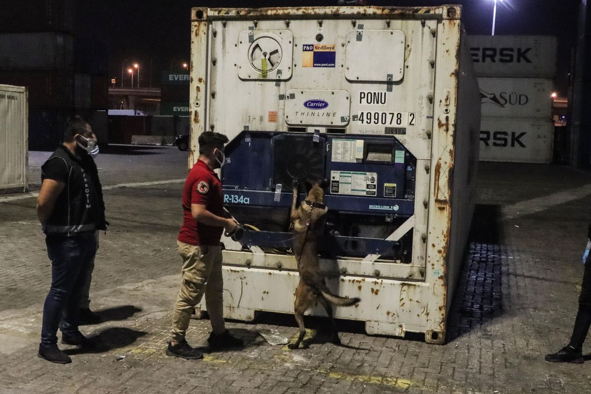 Mersin Uluslararası Limanı\'nda 48 kilo 800 gram kokain ele geçirildi