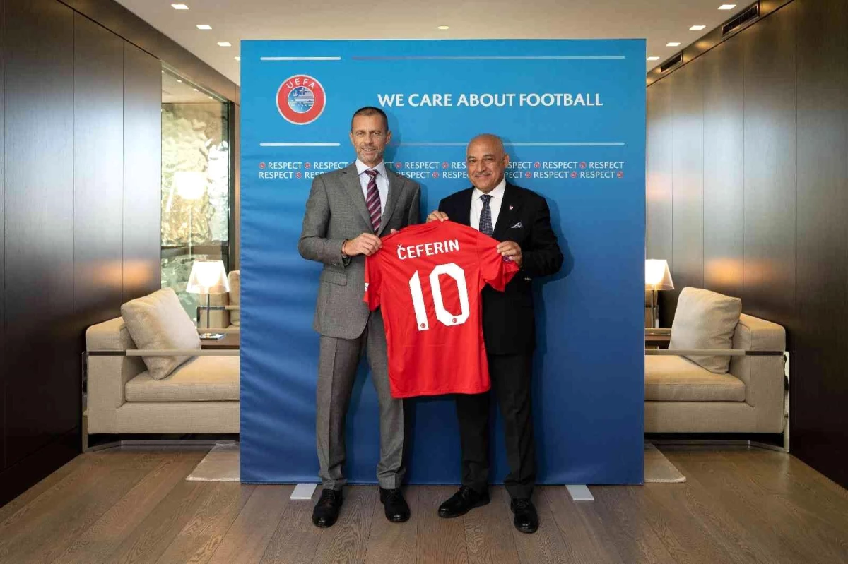 TFF Başkanı Büyükekşi\'den UEFA Başkanı Ceferin\'e ziyaret
