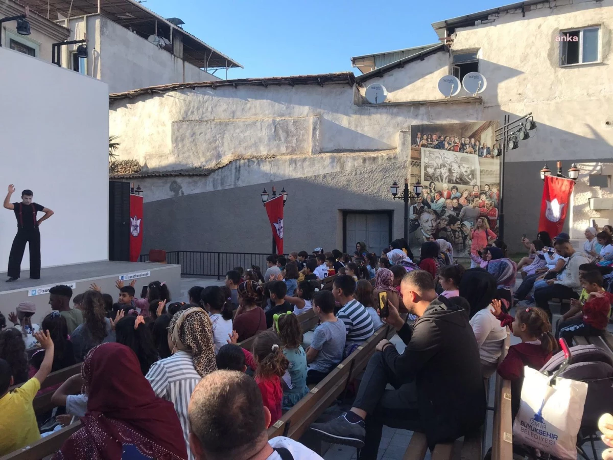 İzmir yerel haberleri: Konak Sanathane Çocukları Ağırladı