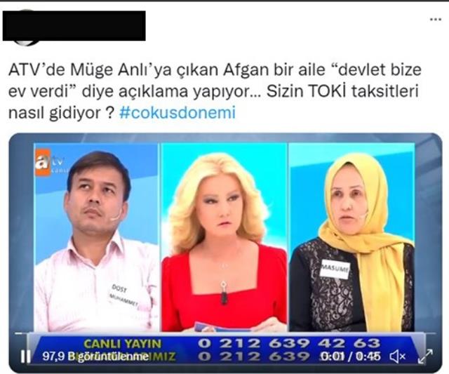 Müge Anlı'da ortalığı karıştıran sözler: Devlet Afgan damadıma ev verdi Müge Anlı'da ortalığı karıştıran sözler: Devlet Afgan damadıma ev verdi