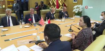 TBMM Başkanı Şentop, Endonezya Temsilciler Meclisi Başkanı Maharani ile görüştü