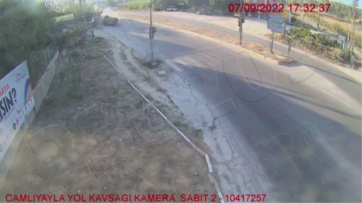 Trafik kazaları KGYS kameralarına yansıdı