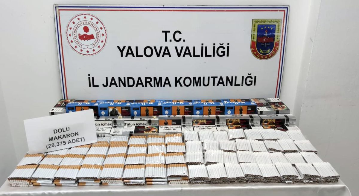 Yalova gündem haberi | Yalova\'da bir evde 28 bin 375 makaron ele geçirildi
