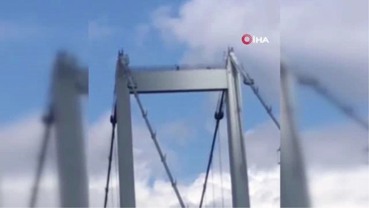 Son dakika haberleri... 15 Temmuz Şehitler Köprüsü\'nde intihar girişimi