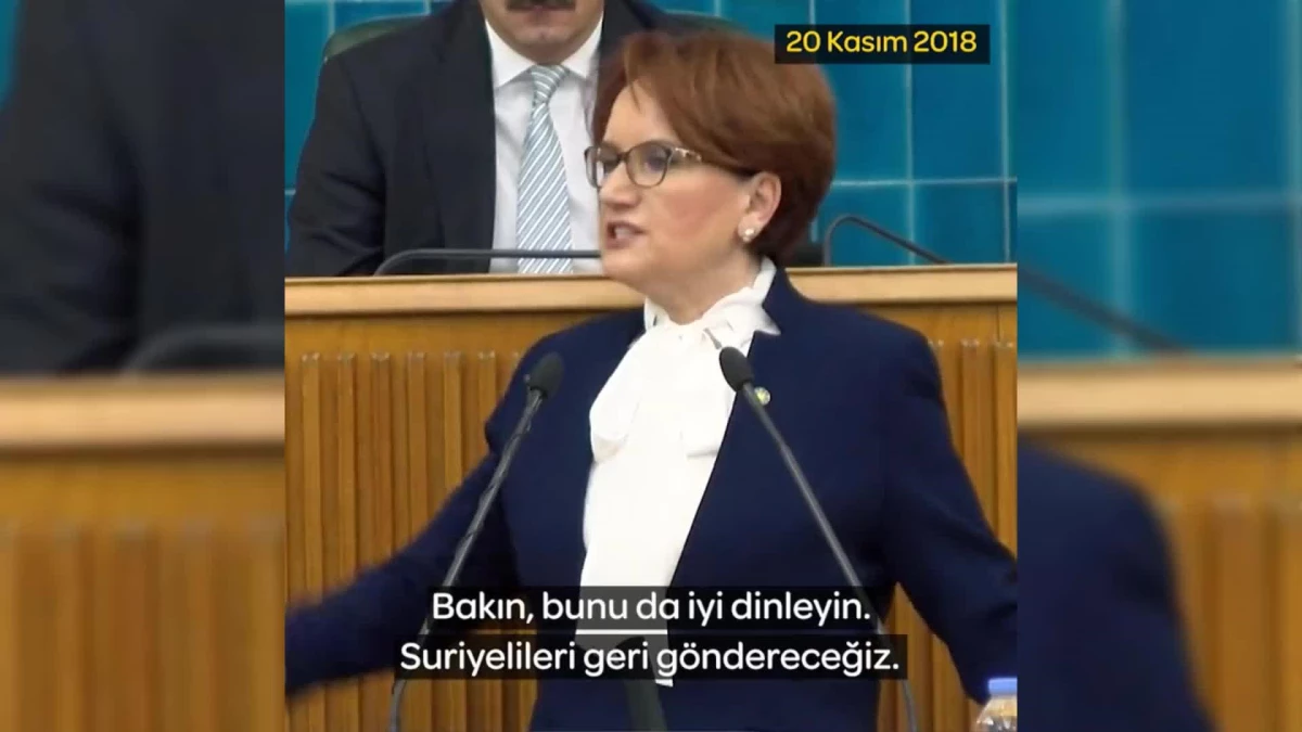 Akşener: Sayın Erdoğan Tam Tersine, Alışılmış İnadınla Sonuç Alamayınca Geç de Olsa Yine Benim Dediğime Geliyorsun. Dostluk İlişkileriyle Dış...