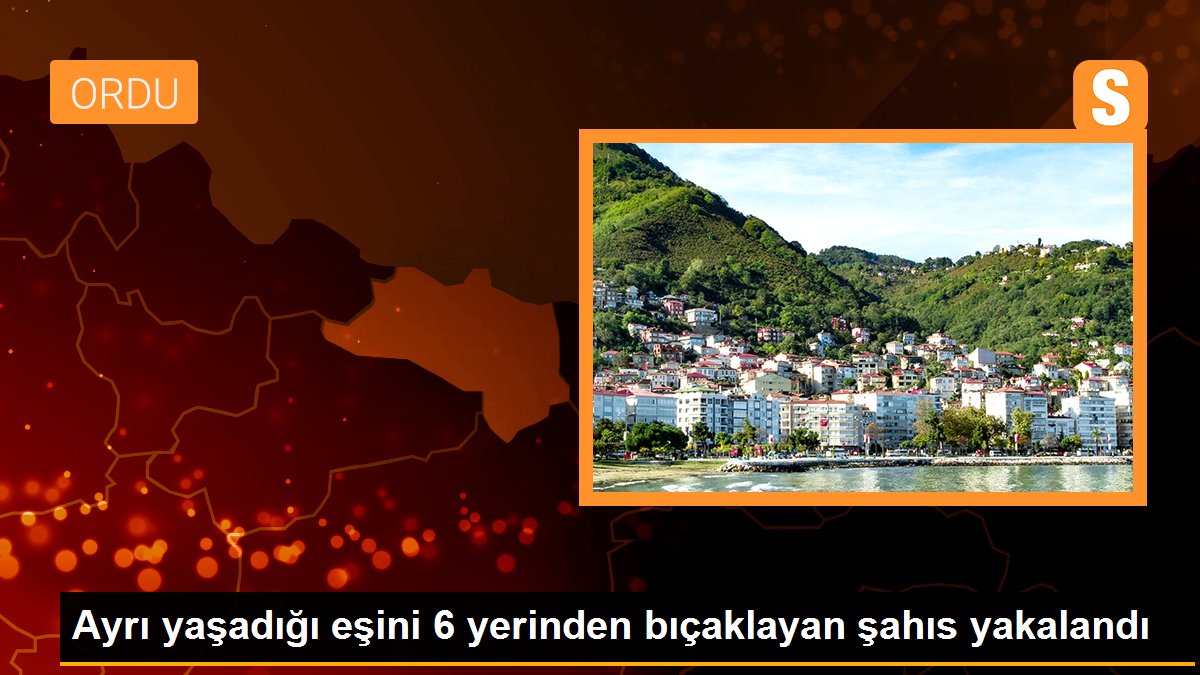 Ayrı yaşadığı eşini 6 yerinden bıçaklayan şahıs yakalandı