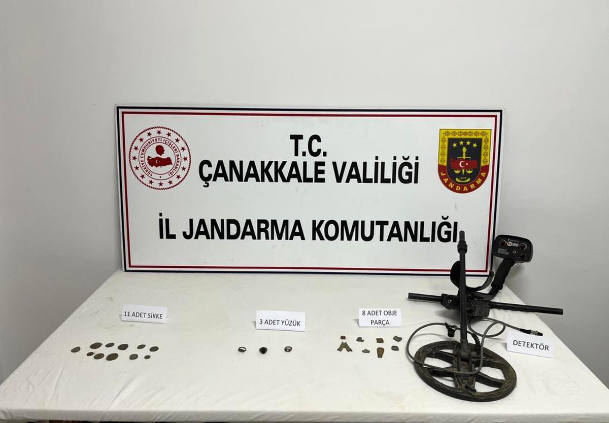 Çanakkale haber | Çanakkale\'de tarihi eser kaçakçılarına darbe