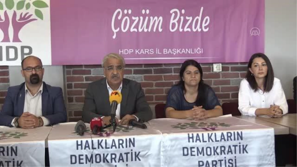 HDP Eş Genel Başkanı Sancar\'dan 6\'lı masa eleştirisi
