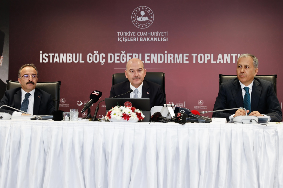 İçişleri Bakanı Soylu, İstanbul Göç Değerlendirme Toplantısı\'nda konuştu: (1)