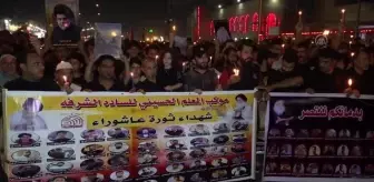 Irak'taki gösterilerde hayatını kaybedenler için anma töreni düzenlendi