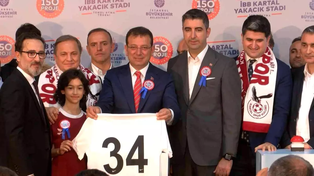 Kartal Yakacık Stadı Temel Atma Töreni gerçekleştirildi