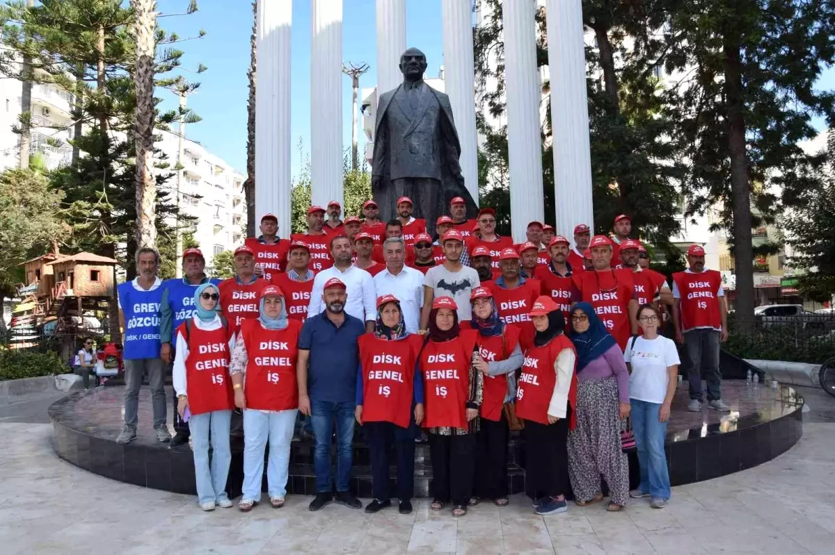 Antalya haber! Kumluca\'da belediye işçileri greve başladı