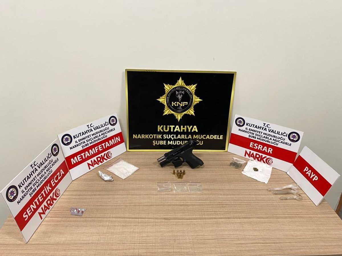 Son dakika haberi... Kütahya\'da uyuşturucu operasyonunda 2 kişi tutuklandı