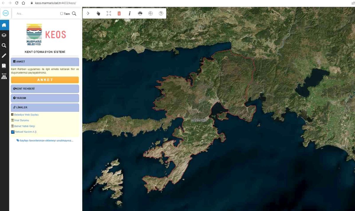 Muğla yerel: Marmaris kent haritası yenilendi