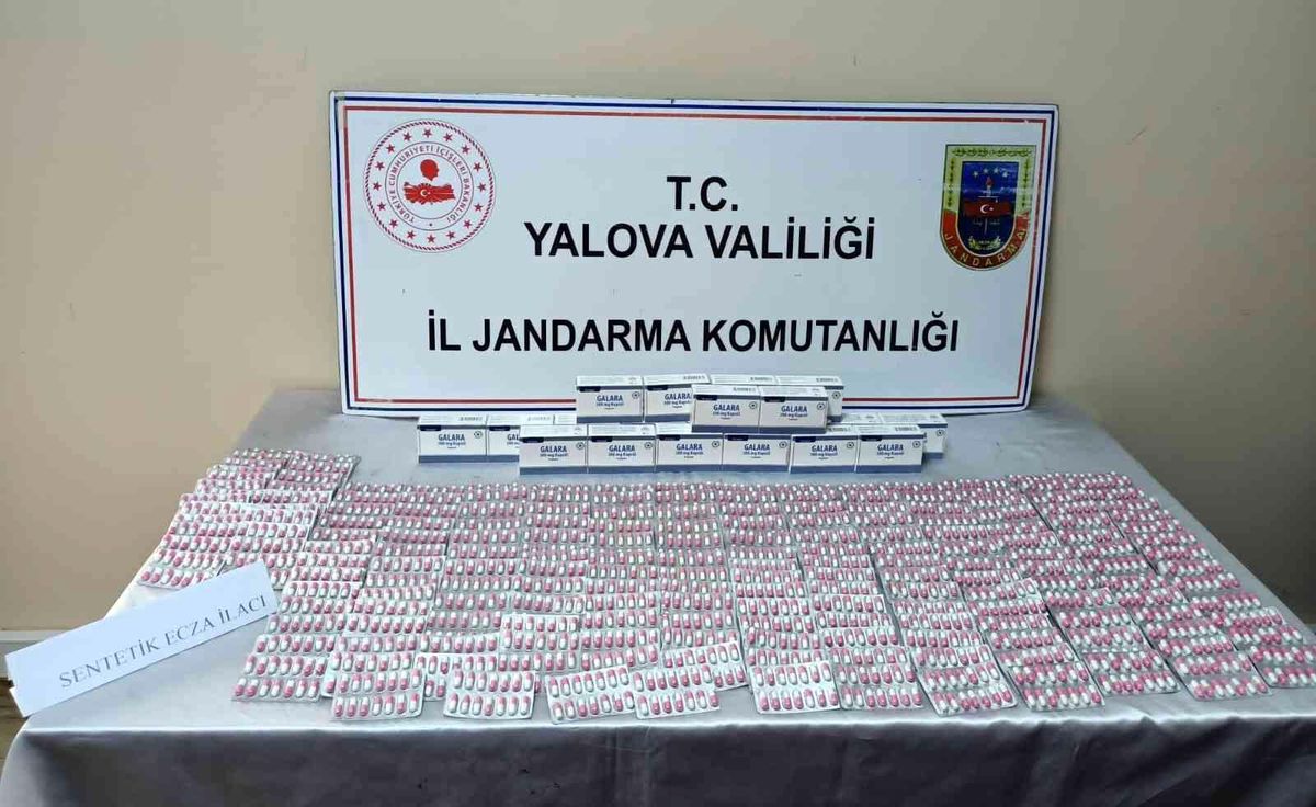 Yalova 3. sayfa: Yalova\'da tırda gizlenmiş 3 bin 920 adet uyuşturucu hap ele geçirildi