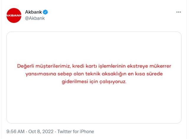 Akbank uygulaması çöktü! Milyonlarca müşteri yanlış bakiye sorunu yaşıyor