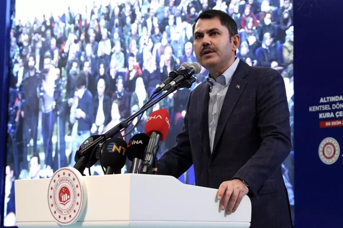 Bakan Kurum: "Sosyal konut projemize 185 bin Ankaralı başvuru yaptı"