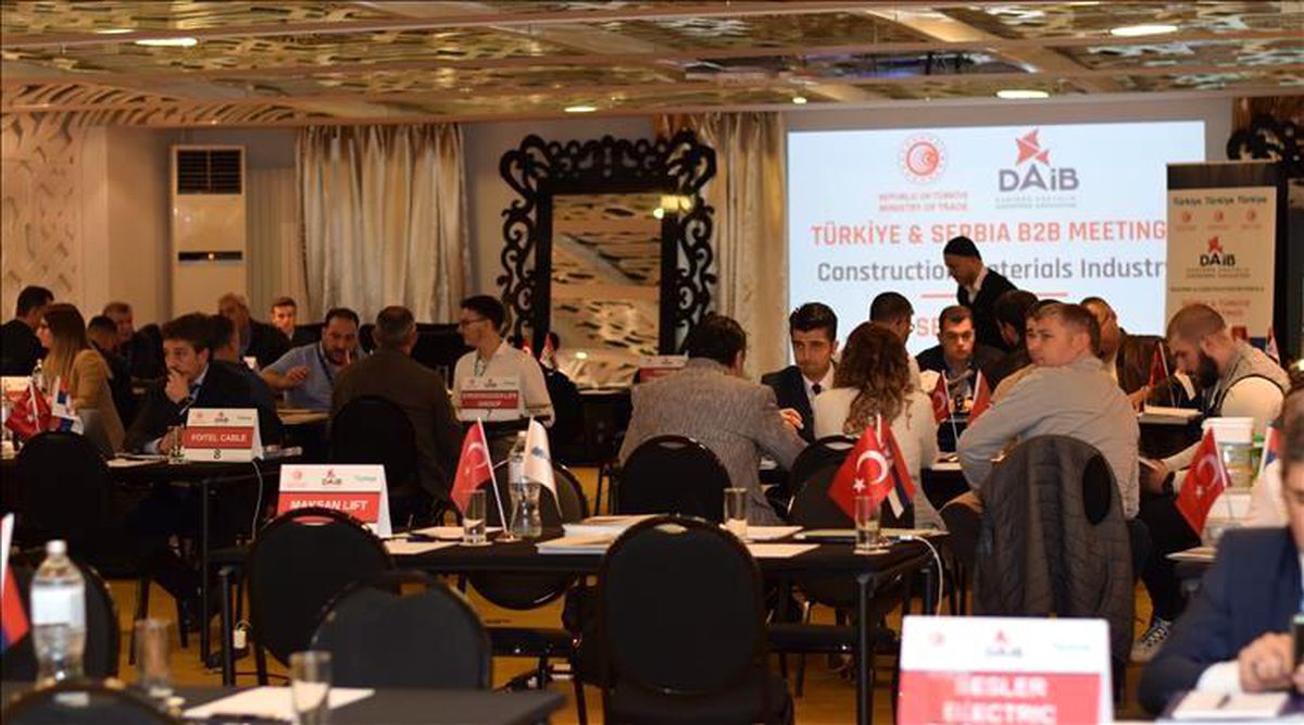 DAİB inşaat ve yapı malzemeleri sektörü Sırbistan\'da