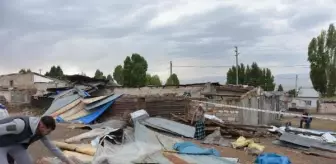 Erzurum gündem haberleri... Erzurum'da hortum; çatılar uçtu