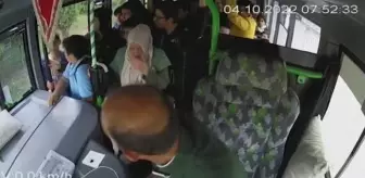 Halk otobüsü şoförü fenalaşan yolcuyu hastaneye yetiştirdi