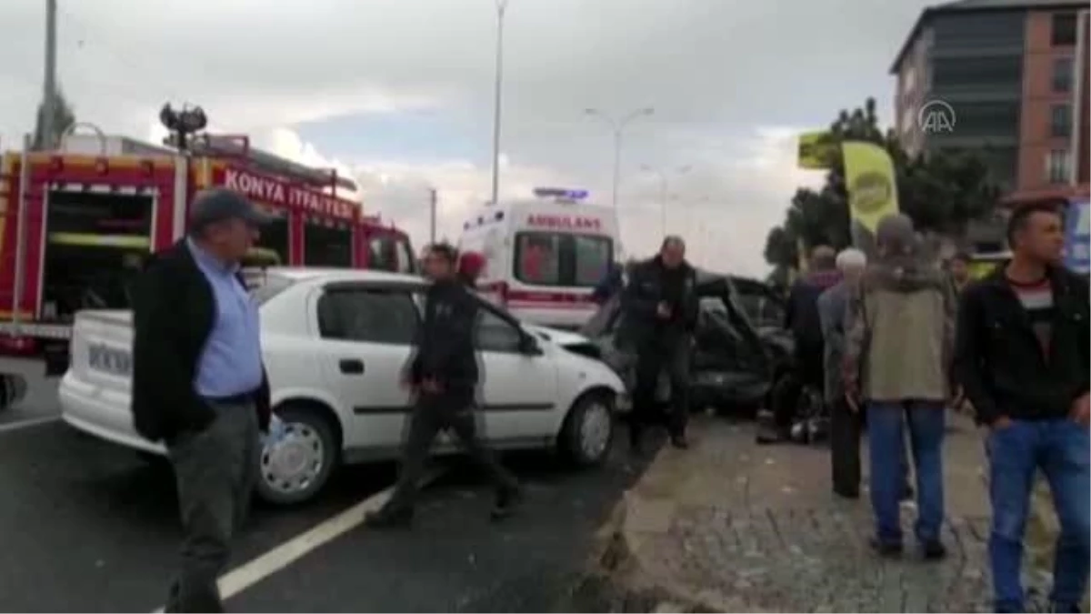 Son dakika haber! İki otomobilin çarpıştığı kazada 3 kişi yaralandı