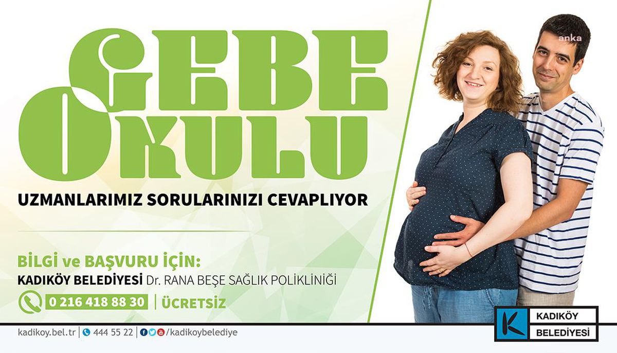 Kadıköy\'de \'Gebe Okulu\' Eğitimi Devam Ediyor