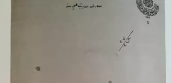 Osmanlı arşivinden çıkan, 106 yıllık duygulandıran belge