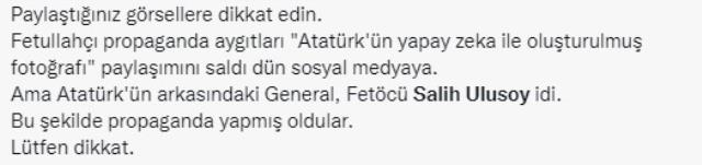 Atatürk'ün yapay zekayla yapılan ve gündem olan fotoğrafında yer alan ismin kimliği tepki çekti Atatürk'ün yapay zekayla yapılan ve gündem olan fotoğrafında yer alan ismin kimliği tepki çekti