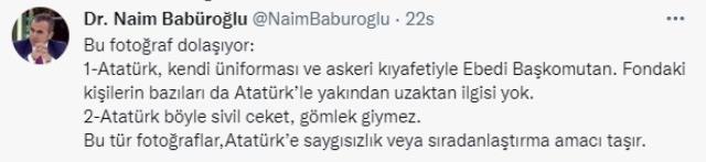 Atatürk'ün yapay zekayla yapılan ve gündem olan fotoğrafında yer alan ismin kimliği tepki çekti Atatürk'ün yapay zekayla yapılan ve gündem olan fotoğrafında yer alan ismin kimliği tepki çekti