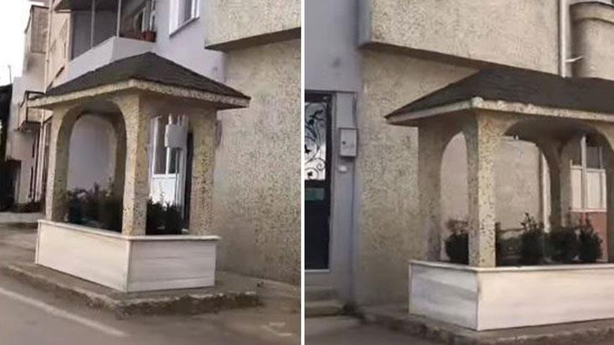 Bursa'da bulunan apartmanın önündeki mezar, hikayesiyle gözyaşlarına boğuyor