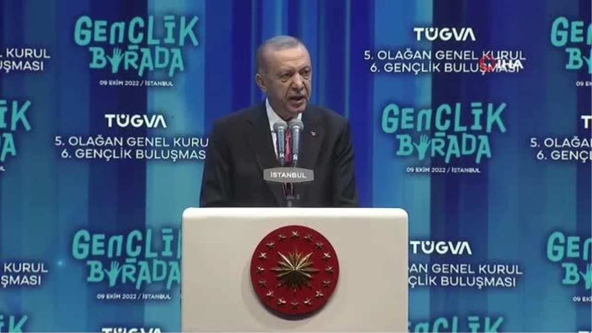 Cumhurbaşkanı Recep Tayyip Erdoğan: "Bizim terör örgütüne de sapkın akımına da kaptıracak tek bir evladımız bile yok"