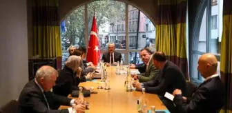 STRAZBURG - Çavuşoğlu, Avrupa Konseyi Parlamenter Meclisi Türk Heyeti üyeleriyle bir araya geldi