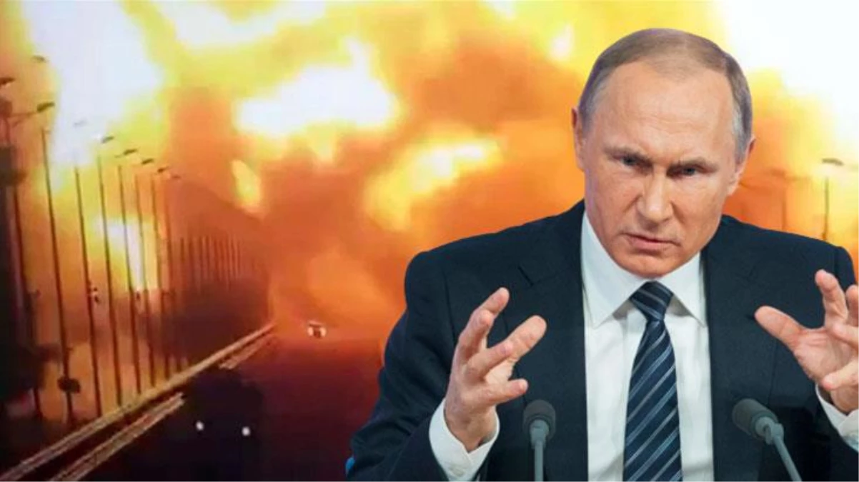 Putin, Kırım Köprüsü\'ne meydana gelen patlamayla ilgili suçluyu belirledi: Ukrayna istihbarat servisinin işi