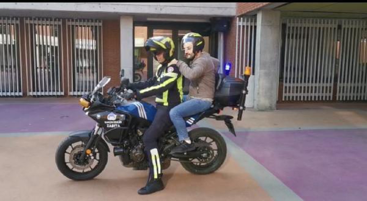 Sınavına giremeyenlerin imdadına motorize zabıta ekipleri yetişti