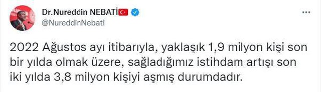 Bakan Nebati: 'Dünya ekonomilerinden pozitif yönde ayrışmaya devam ediyoruz' Bakan Nebati: 'Dünya ekonomilerinden pozitif yönde ayrışmaya devam ediyoruz'