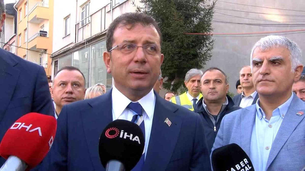 İBB Başkanı İmamoğlu: "Binanın sağlam kalan tek dairesinde doğalgaz aboneliği var"