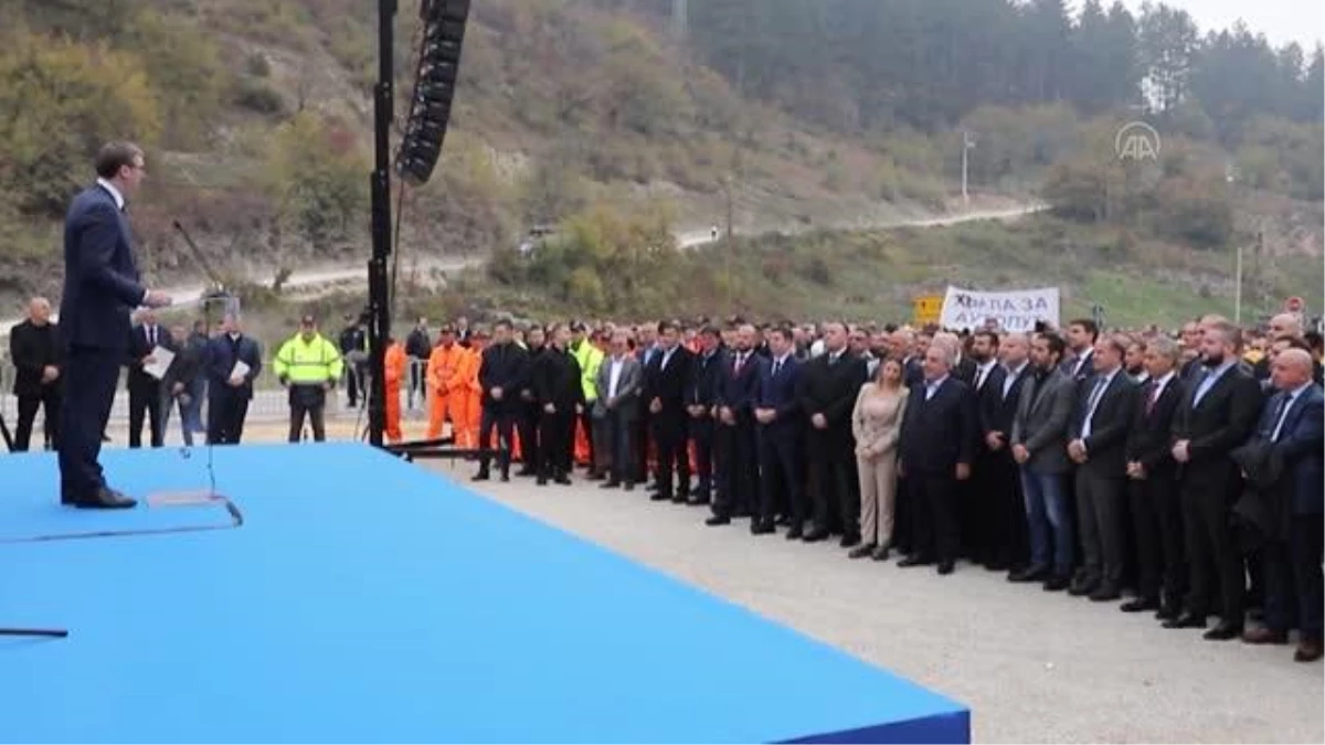 NOVI PAZAR - Türkiye\'nin desteğiyle yeniden yapılan Novi Pazar-Tutin kara yolu törenle açıldı