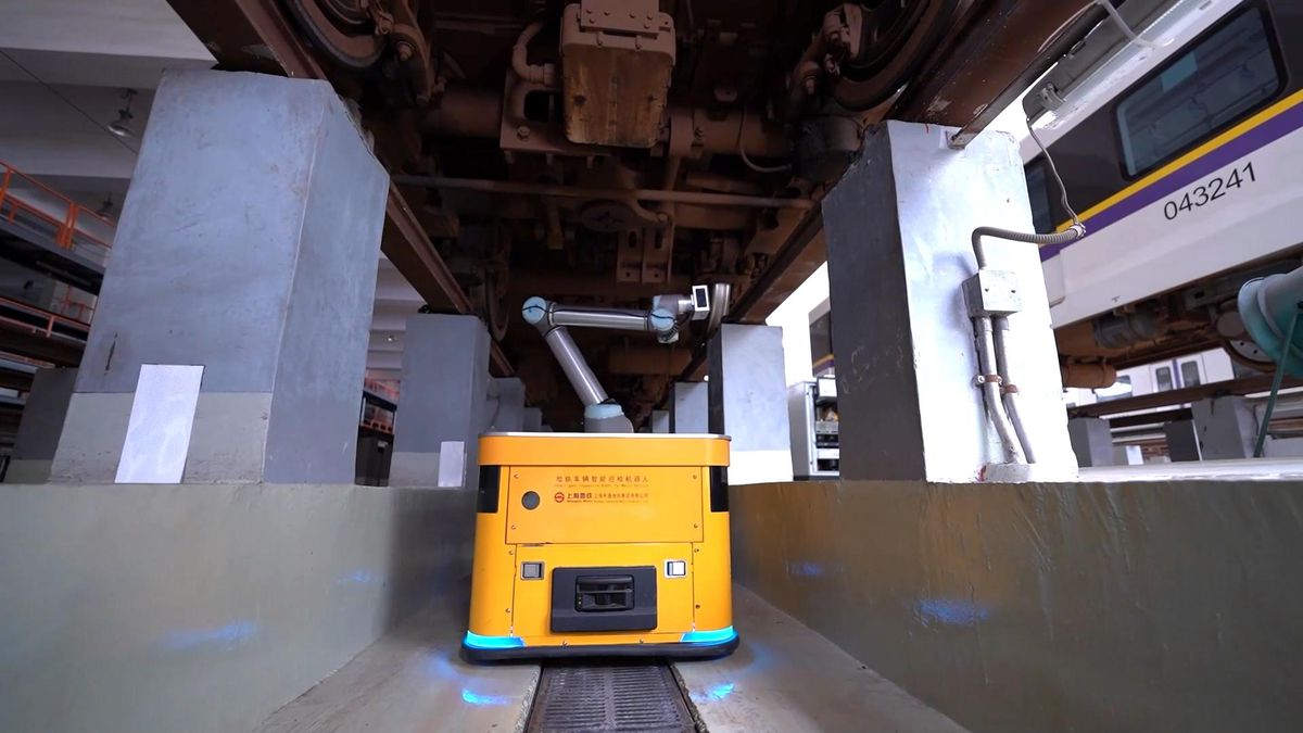 Shanghai Metrosu Kontrol İşlemlerinde Akıllı Robotlar Kullanıyor