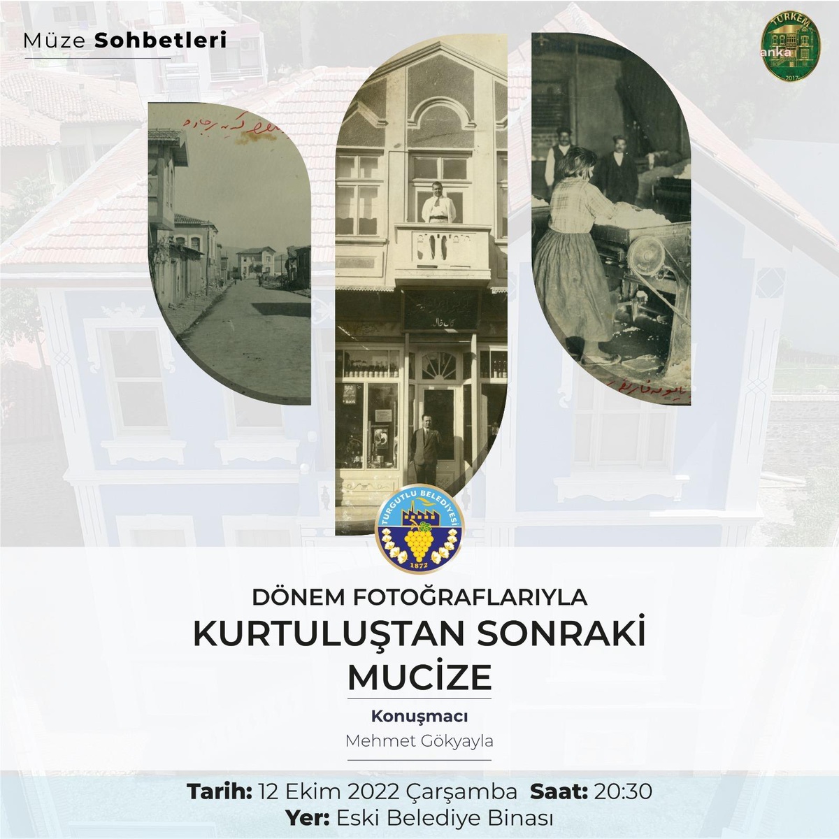 Manisa haberleri | Turgutlu\'da Müze Sohbetleri, Eski Belediye Binasında Devam Edecek