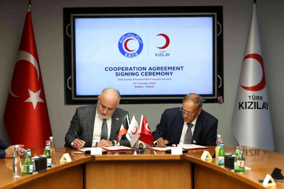 Türk Kızılay ve Kuveyt Kızılayı\'dan orman yangını ve sel bölgeleri için iş birliği protokolü