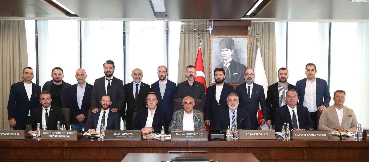 1. Lig Kulüpler Birliğinden TFF Başkanı Büyükekşi\'ye ziyaret