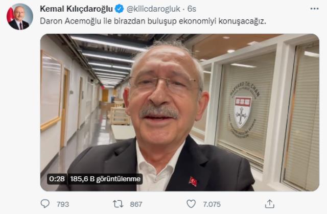 ABD ziyaretinde kimlerle görüştü? Kılıçdaroğlu listedeki isimleri art arda paylaştı
